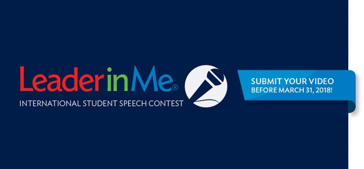 O Líder em Mim – Concurso Internacional de Discurso de Estudantes 2018 O Líder em Mim – Concurso Internacional de Discurso de Estudantes 2018
