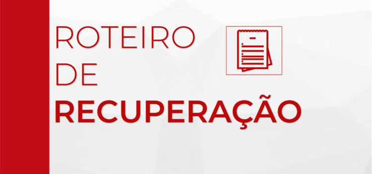 Confira o roteiro de recuperação – EF